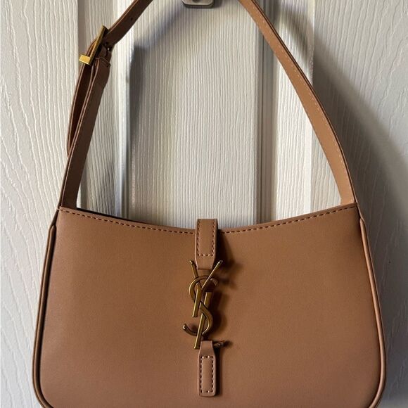 Crochet raffia tote bag with chain - Picture 7 of 16